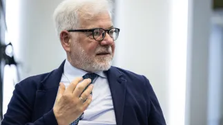 Prof. Jacek Czeputowicz. Fot. PAP/Viacheslav Ratynskyi