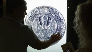 Wystawa w ukraińskim muzeum (zdjęcie ilustracyjne). Fot. EPA/SERGEY DOLZHENKO