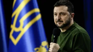 Президент Украины Владимир Зеленский. Fot. PAP/Vladyslav Musiienko