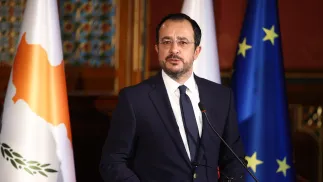 Президент Кіпру Нікос Христодулідіс. Fot. PAP/Łukasz Gągulski