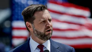 Віцепрезидент США Дж. Д. Венс. Fot. PAP/EPA/ERIK S. LESSER