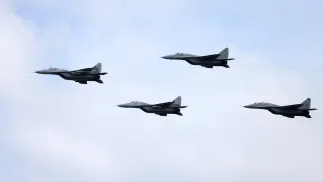Myśliwce MiG-29. Fot. PAP/EPA/ANDREJ CUKIC