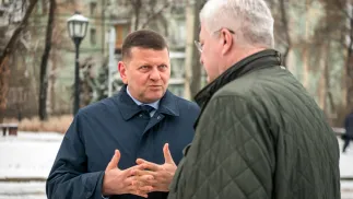 Валерій Залужний та Андрій Сибіга. Fot. PAP/Vladyslav Musiienko