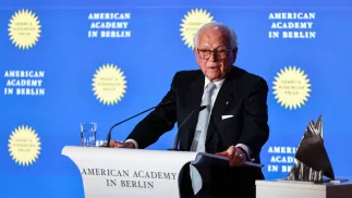 Вольфганг Ішингер. Fot. PAP/EPA/HANNIBAL HANSCHKE