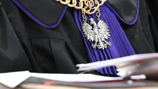 Łańcuch sędziowski Fot. PAP/Wojtek Jargiło