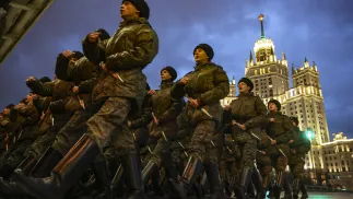 Rosyjska armia (zdjęcie ilustracyjne). EPA/MAXIM SHIPENKOV