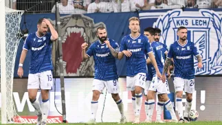 Piłkarze Lecha Poznań. Fot. PAP/Art Service