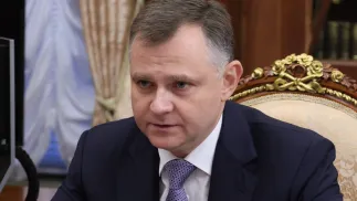 Губернатор Ростовской области Юрий Слюсарь. Fot. PAP/EPA/VYACHESLAV PROKOFYEV / SPUTNIK / KREMLIN POOL