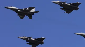 Самолеты МиГ-29. Fot. PAP/EPA/ANDREJ CUKIC (фотоиллюстрация)