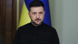 Владимир Зеленский. Fot. PAP/Victor Kovalchuk