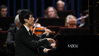 XIX Konkurs Chopinowski. Laureat pierwszego miejsca, Eric Lu. Fot. PAP/Radek Pietruszka