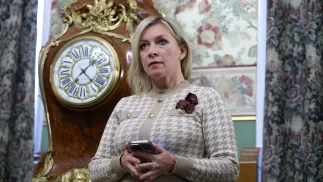 Rzeczniczka MSZ Rosji Maria Zacharowa, fot. PAP/EPA/REUTERS POOL/RAMIL SITDIKOV/POOL/