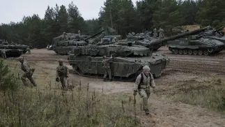 Войска НАТО. Fot. PAP/EPA/TOMS KALNINS (фотоиллюстрация)