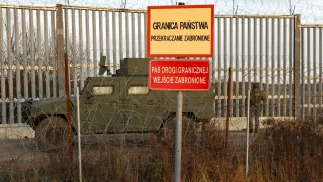 Granica polsko-białoruska, fot. PAP/Artur Reszko