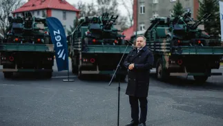 Podsekretarz stanu w Ministerstwie Aktywów Państwowych Konrad Gołota. Fot. PAP/	Art Service