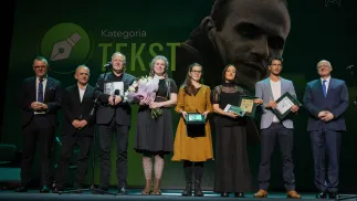 Laureaci 7. edycji Nagrody PAP im. Ryszarda Kapuścińskiego. Fot. PAP/Paweł Supernak