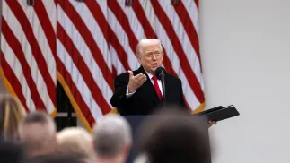 Donald Trump, fot. PAP/EPA/EPA POOL/WILL OLIVER / POOL