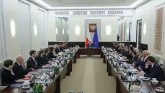 Засідання польського уряду. Fot. PAP/Paweł Supernak