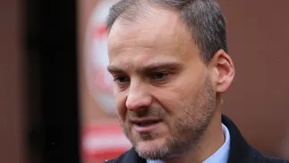 Речник МЗС Польщі Мачєй Вевюр. Fot. PAP/Rafał Guz