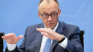 Kanclerz Niemiec Friedrich Merz. Fot. PAP/EPA/STRINGER
