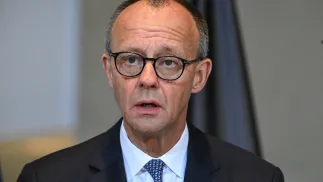 Канцлер Германии Фридрих Мерц. Fot. PAP/Radek Pietruszka