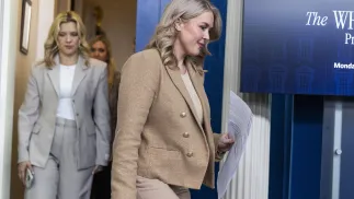 Rzeczniczka Białego Domu Karoline Leavitt Fot. PAP/EPA/JIM LO SCALZO