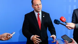 Министр иностранных дел Польши Радослав Сикорский. Fot. PAP/EPA/MAX SLOVENCIK