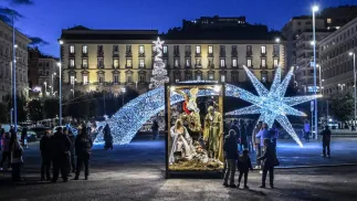 Szopka w Neapolu Fot. PAP/EPA/CIRO FUSCO