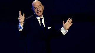 Prezydent FIFA Gianni Infantino, fot. PAP/EPA/WILL OLIVER