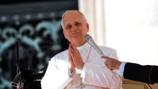 Papież Leon XIV Fot. PAP/EPA/GIUSEPPE LAMI