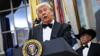 Дональд Трамп. Fot. PAP/EPA/BONNIE CASH / POOL 