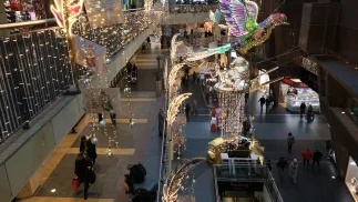 Galeria handlowa przed Bożym Narodzeniem Fot. PAP/Paweł Supernak