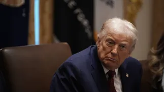 Prezydent USA Donald Trump. Fot. PAP/EPA/YURI GRIPAS / POOL