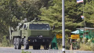 Tajskie wojsko, zdjęcie ilustracyjne, fot. PAP/EPA/RUNGROJ YONGRIT