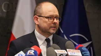 Szef Biura Polityki Międzynarodowej KPRP Marcin Przydacz, fot. PAP/Paweł Supernak