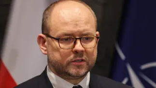 Глава Бюро международной политики Канцелярии президента Польши Марцин Пшидач. Fot. PAP/Paweł Supernak