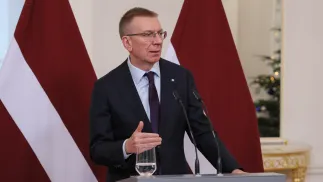 Едгар Рінкевичс. Fot. PAP/Paweł Supernak