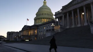 Капітолий - будівля, в якій знаходиться американський Конгрес. Fot. PAP/EPA/WILL OLIVER