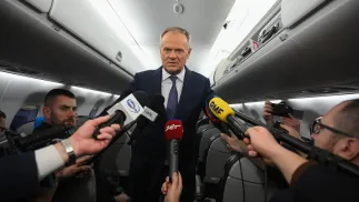 Premier Donald Tusk udaje się do Berlina, fot. PAP/Marcin Obara