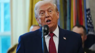 Дональд Туск. Fot. PAP/EPA/BONNIE CASH / POOL 