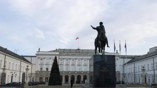 Pałac Prezydencki w Warszawie. Fot. PAP/Albert Zawada