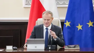 Premier Donald Tusk, fot. PAP/Tomasz Gzell