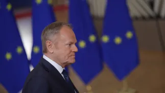 Donald Tusk, fot. PAP/EPA/OLIVIER MATTHYS