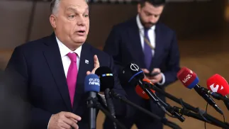 Прем'єр Угорщини Віктор Орбан. Fot. PAP/EPA/OLIVIER MATTHYS