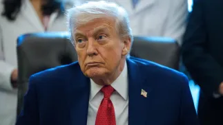 Donald Trump. Fot. PAP/EPA/AARON SCHWARTZ / POOL