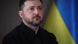 Володимир Зеленський. Fot. PAP/Leszek Szymański