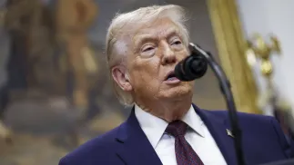 Дональд Трамп. Fot. PAP/EPA/WILL OLIVER / POOL 