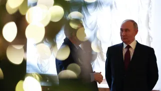 Владимир Путин. Fot. PAP/EPA/	ALEXANDER KAZAKOV/SPUTNIK/KREMLIN / POOL