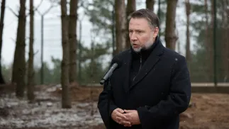 Глава МВСиА Польши Марцин Кервиньский. Fot. PAP/Artur Reszko