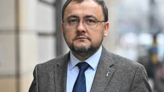 Посол Украины в Польше Василий Боднар. Fot. PAP/Radek Pietruszka